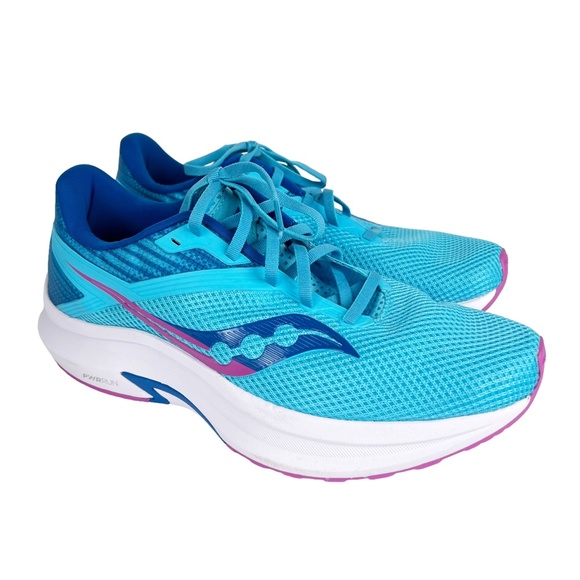 New SAUCONY Axon Running Shoe Blaze/Royal S10657-30 Women’s Size 11 Blue - Picture 6 of 15